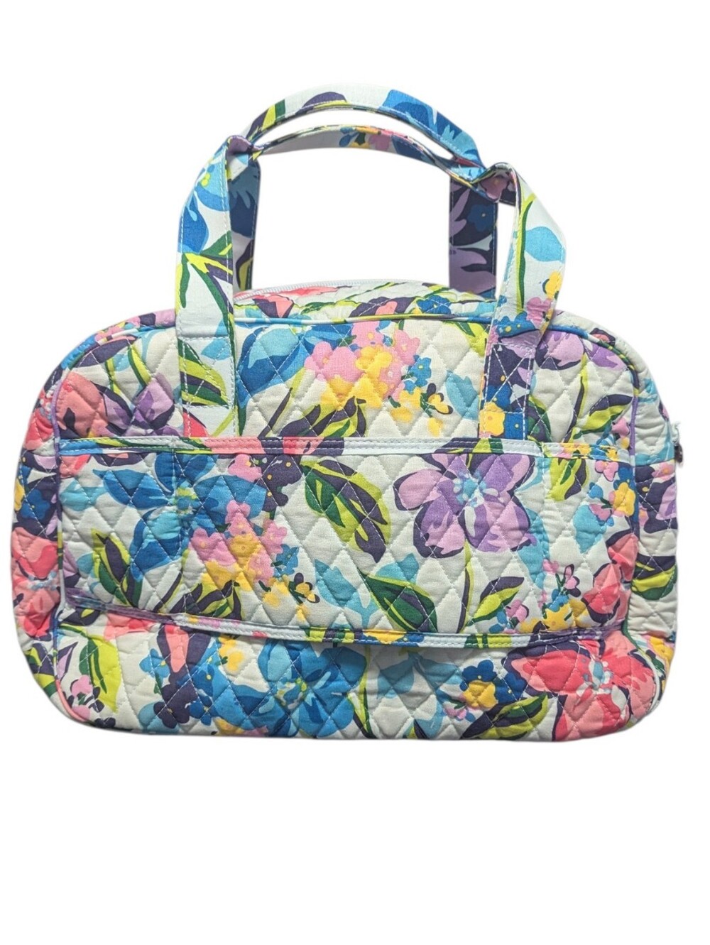 Vera Bradley Quilted Floral Travel Weekender Bag - Picture 2 of 6